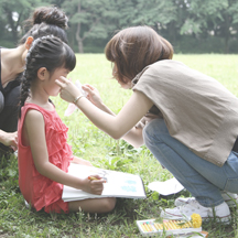 【こまめにメイク直し】