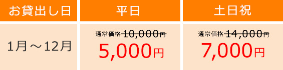 着物レンタルのみ