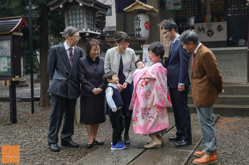 上目黒氷川神社 目黒区 02 16 お宮参り 出張撮影レポート ハピリィフォトスタジオ