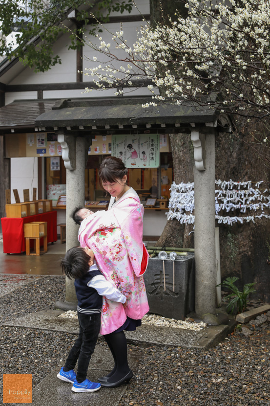 上目黒氷川神社（目黒区）お宮参り