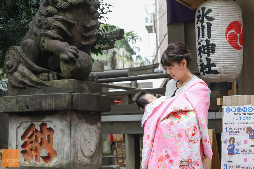 上目黒氷川神社（目黒区）お宮参り