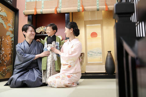 3歳・男の子の七五三の写真例