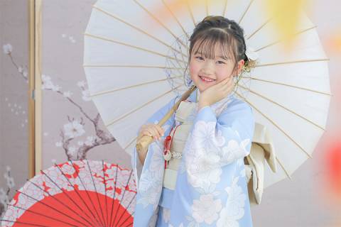 メッセージに七五三写真を添えるのもおすすめ