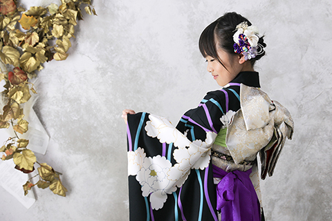 女の子が黒の着物を着るのはあり？