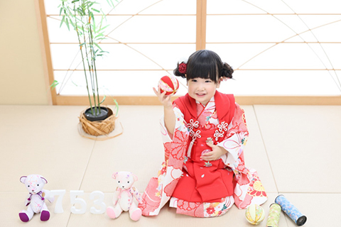 七五三用の赤の着物を選ぶ際のポイント・注意点