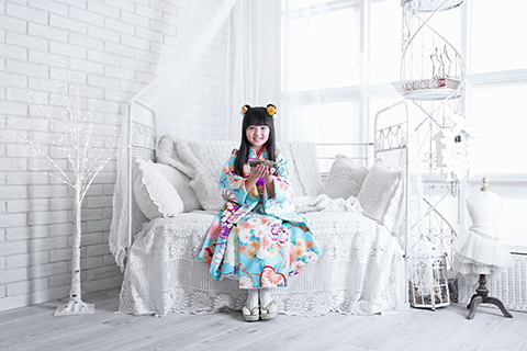 ツインお団子×ダウンスタイル